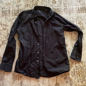 Black collared shirt. Great condition